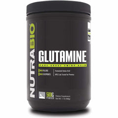 NutraBio Glutamine - 500 g - Ultimate Sport Nutrition