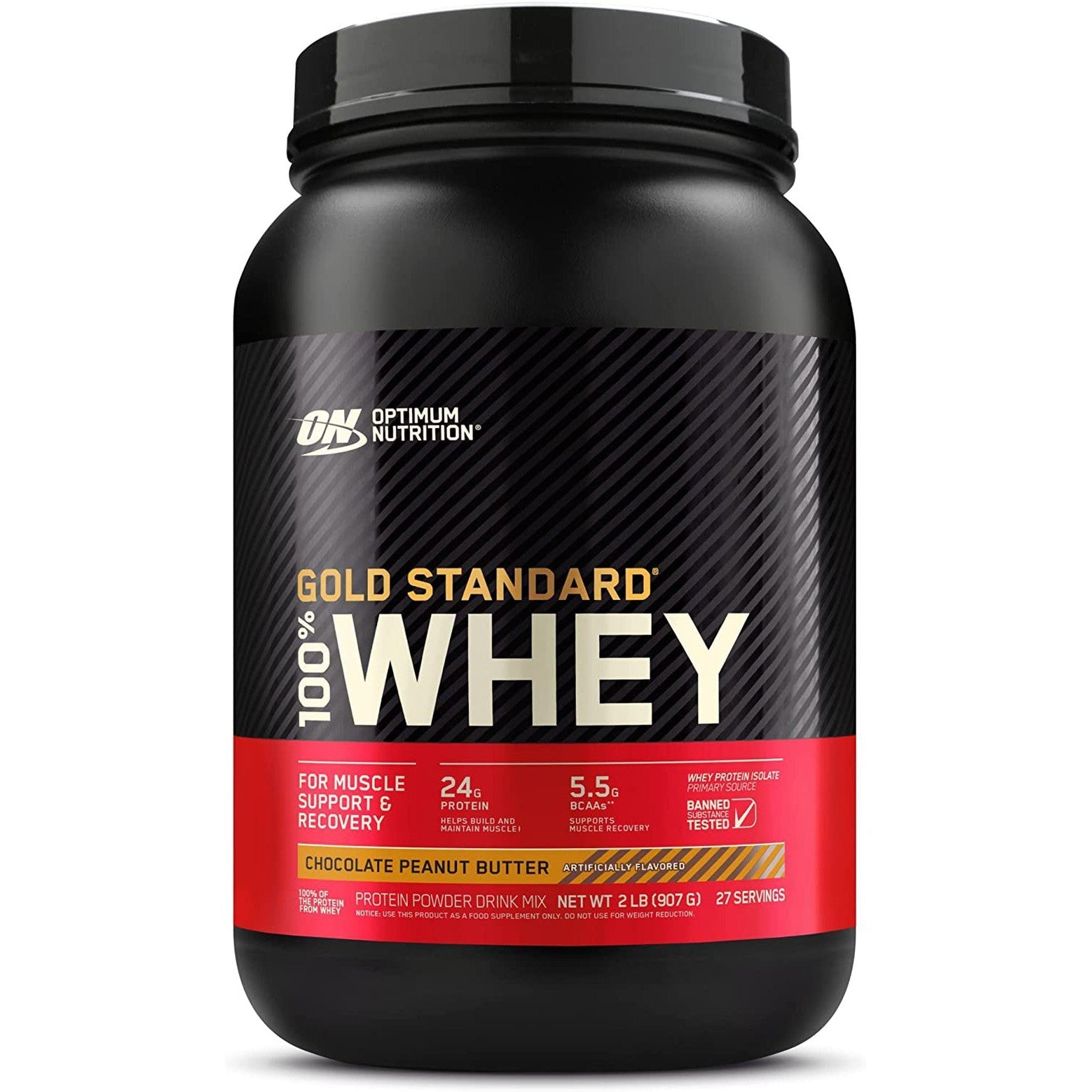 Optimum Nutrition Gold Standard 100% Whey Protein - 2 lb - Ultimate Sport Nutrition